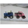 Image 1 : 2 toy tractors - pink tractor is ERTL