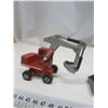 Image 2 : vintage Matchbox excavator and Dinky front end loader toys