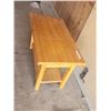 Image 2 : Small wooden table - 30"W x 16"D x 18"H