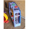 Image 6 : 2 Kid's playsets - Large fisher price car playset & Imaginex - Monsters Inc