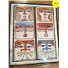 Image 1 : Native Spirit Masks – by Laurel Burch of the Laurel Burch Paper Company 1994, 8” x 10”