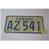 Image 2 : 1976 Saskatchewan motorcycle license plate
