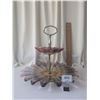 Image 3 : Unique vintage 2 tier cake stand