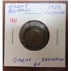 Image 1 : Great Britain. 1929 Farthing. The first year of the Great Depression. EF.