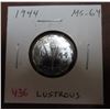 Image 1 : 1944 Steel 5 Cents. MS-64. Lustrous.