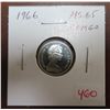 Image 1 : 1966 Canadian Silver 10 Cents. MS-65 with Cameo.