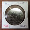 Image 1 : 1982 Constitution Nickel Dollar. MS-63 from an original roll.