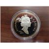 Image 2 : 2002 Golden Jubilee Silver Dollar. 60th Anniversary of the Queen. Proof with Ultra Heavy Cameo. Hous