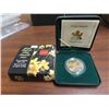 Image 3 : 2003 Golden Daffodil 50 Cents. Sterling Silver with 24-karat gold plating. Housed in its original Ro