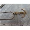 Image 2 : hammered anchor necklace and silver toned necklace