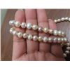 Image 3 : Pearl necklace with earrings 27" long