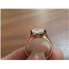 Image 4 : Gold tone diamond ring - size 8.5 or 9