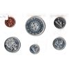 Image 1 : 1964 Uncirculated Six Coins Silver Dollar, Fifty Cent Piece, Quarter, Dime, Nickel, Penny