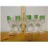 Image 1 : 5pc crystal cherry glasses