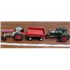 Image 2 : ERTL-MH tractor, red wagon China and MF tractor