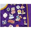 Image 8 : Lions Club members vest, with lions club collectors pins - c/w matching hat