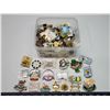 Image 1 : Container of Lions Club collector's pins - Manitoba