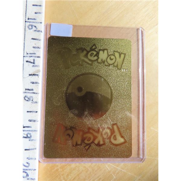 Charmander, Bulbasaur & Squirtle GX gold metal Pokmon card - Schmalz  Auctions