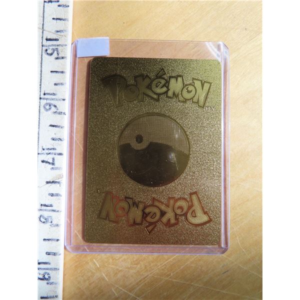 Pikachu V gold metal Pokmon card - Schmalz Auctions Pikachu V gold metal Pokmon card - Schmalz Auctions