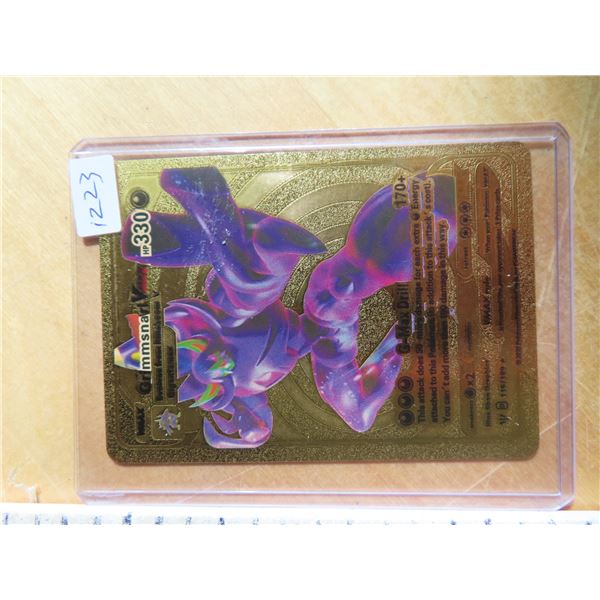 Grimmsnarl Vmax gold metal Pokmon card - Schmalz Auctions Grimmsnarl Vmax gold metal Pokmon card - Schmalz Auctions