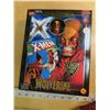 Image 1 : NIB Famous cover series Wolverine 8 inch poseable figure in authentic fabric costume