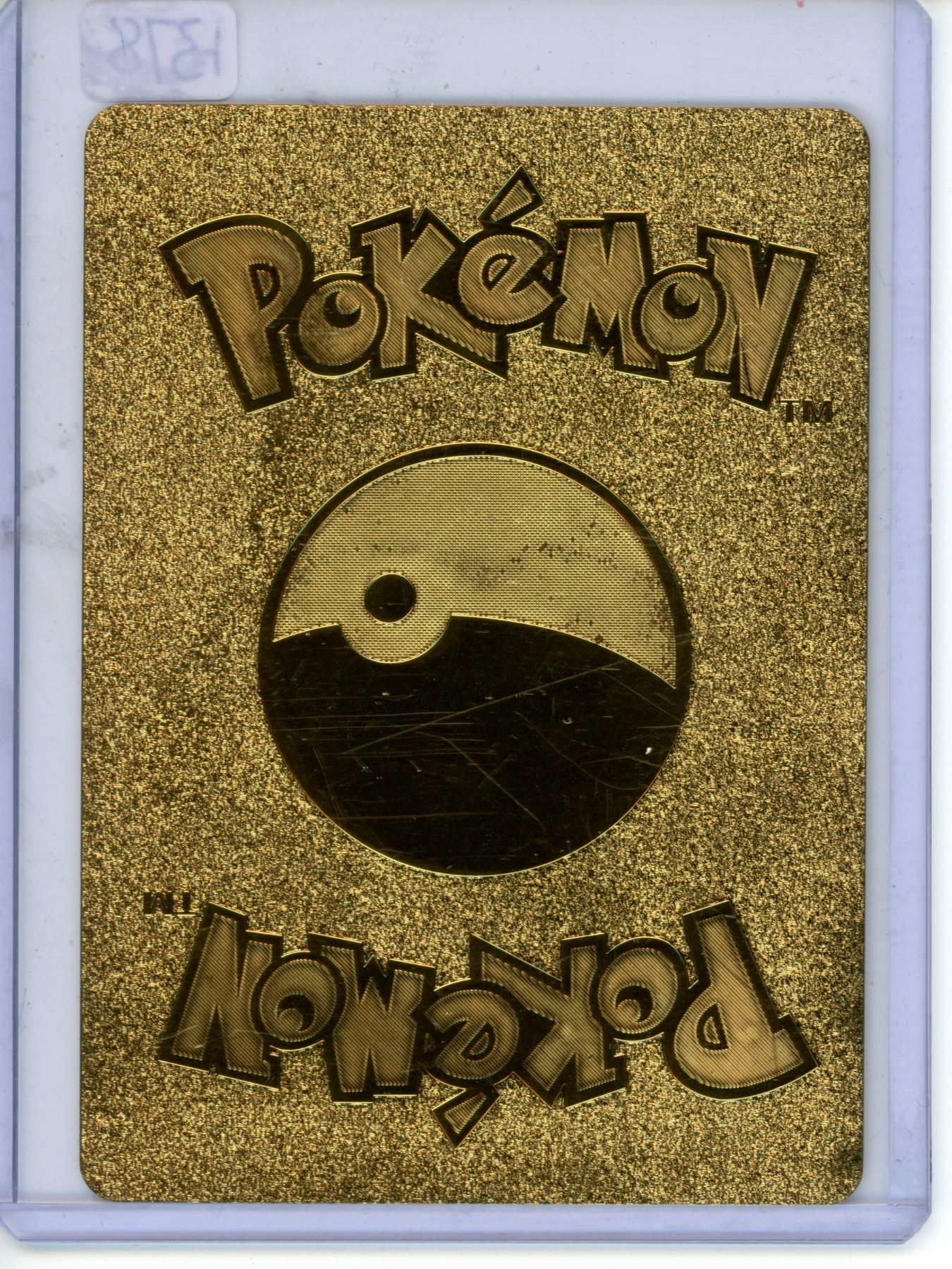 Pikachu Mega Lucario gold metal Pokmon card - Schmalz Auctions Pikachu Mega Lucario gold metal Pokmon card - Schmalz Auctions