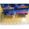 Image 3 : 4 Hot wheels cars in original packaging 1994 Rigor-motor , 3 Window 34, 1996 Side splitter #1, 4