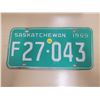 Image 1 : 1969 Sask license plate F27-043