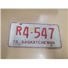 Image 1 : 1975 license plate R4-547
