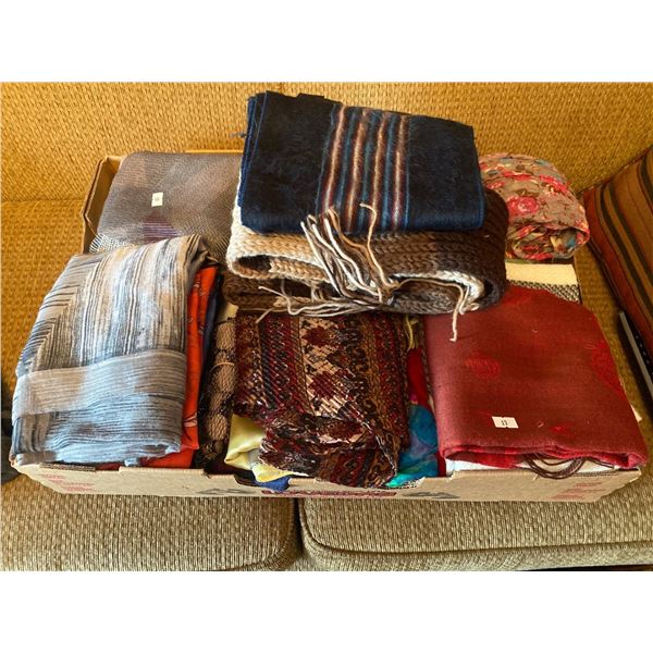 Large Assortment Of Various Womens Scarves