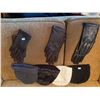 Image 1 : Assortment Of Womens Leather Gloves With Hats
