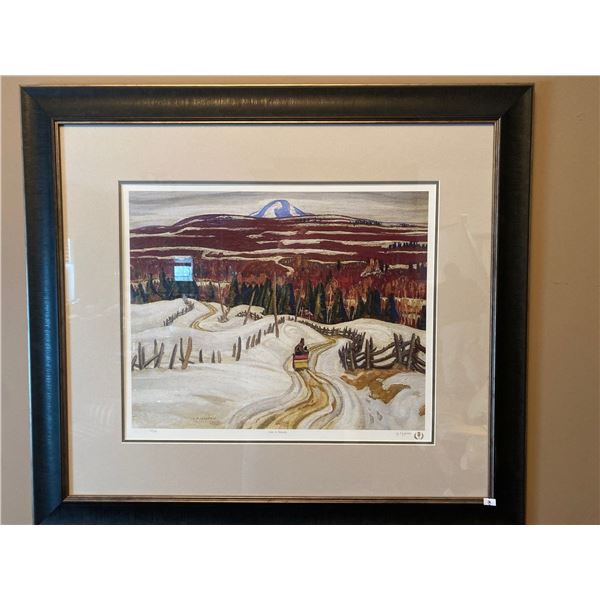 Group Of 7 Artist Ay. Jackson Road To Chicoutimi Print 239/1917 38 x 34