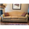 Image 2 : Upholstered Chesterfield Sofa In Excellent Condition 80L x 36D x 36T