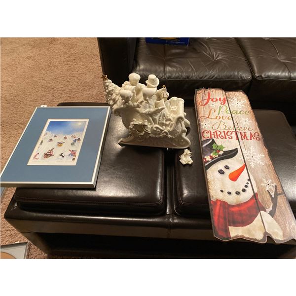 Assorted Christmas/Winter Theme Home Decor