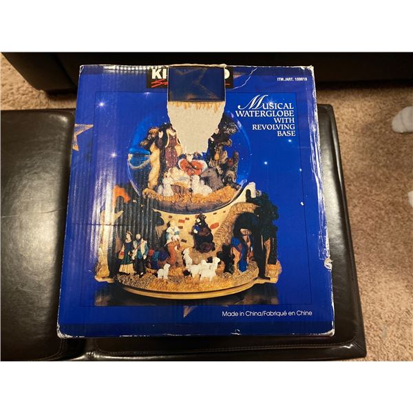 Kirkland Musical Water Globe With Revolving Base in Box