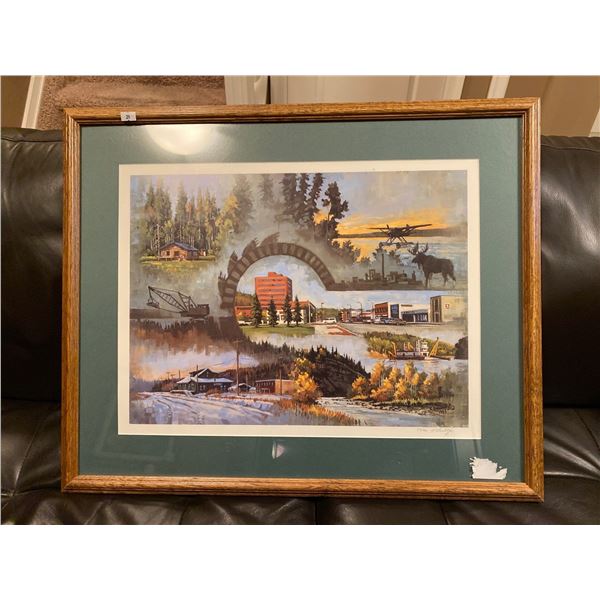 K.Sawatzky The Joys Of Fort Mac Print 85/500 26 x 23