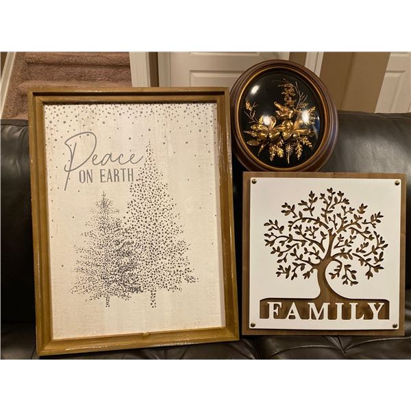 Set Of Simple Decorative Wall Art (Largest: 15 x 20)