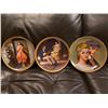 Image 1 : Set Of 3 Norman Rockwell Decorative Collectable Plates 9 x 9
