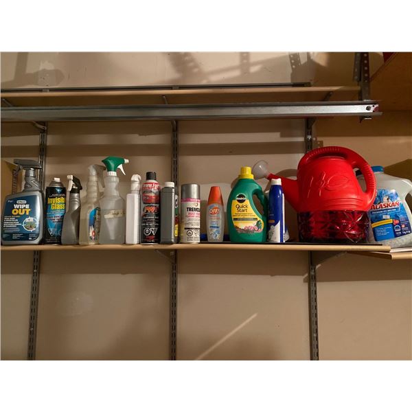 Large Assortment Of Household Cleaners, Car Supplies And More