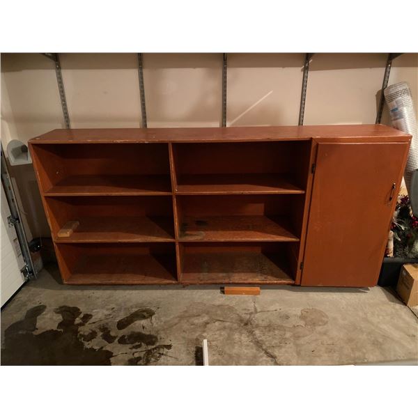 Wooden Shelving Unit 96L x 16D x 48T
