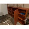 Image 2 : Wooden Shelving Unit 96L x 16D x 48T