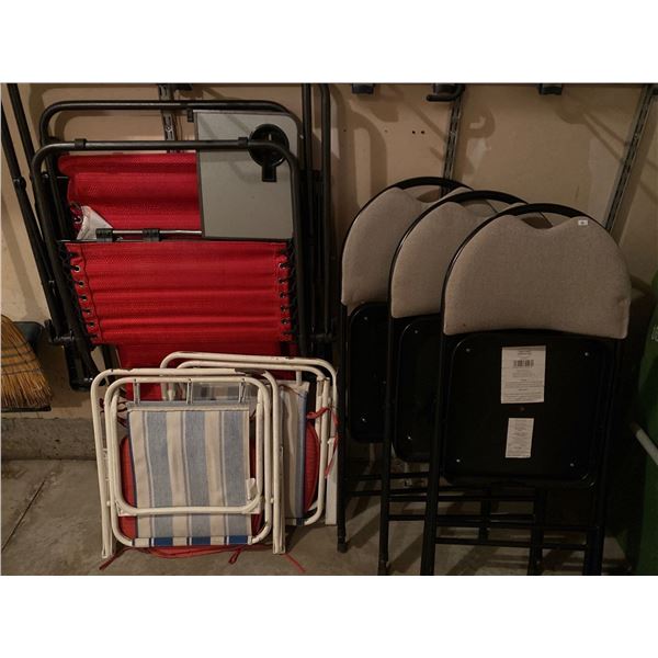 Assortment Of Collapsible Seating