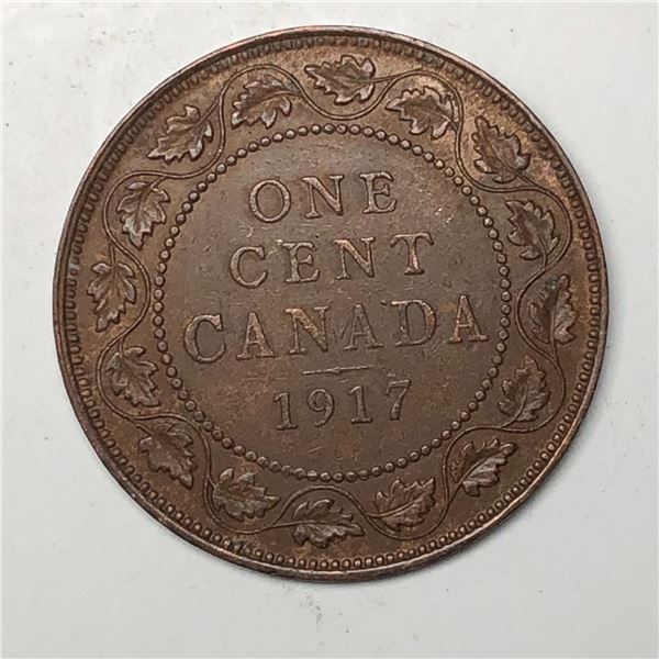 Canadian Large Cent 1917