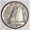 Image 1 : Canadian .10 Cent Dime 1951