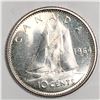 Image 1 : Canadian .10 Cent Dime 1964