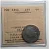 Image 1 : 1892 Queen Victoria 25 Cents ICCS G-6