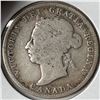 Image 2 : 1900 Queen Victoria 25 Cents