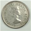 Image 2 : 1955 Queen Elizabeth 25 Cents  EF Double Die Reverse Rare