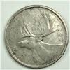 Image 1 : 1957 Queen Elizabeth 25 Cents