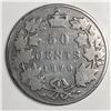Image 1 : 1870 Queen Victoria 50 Cents  G